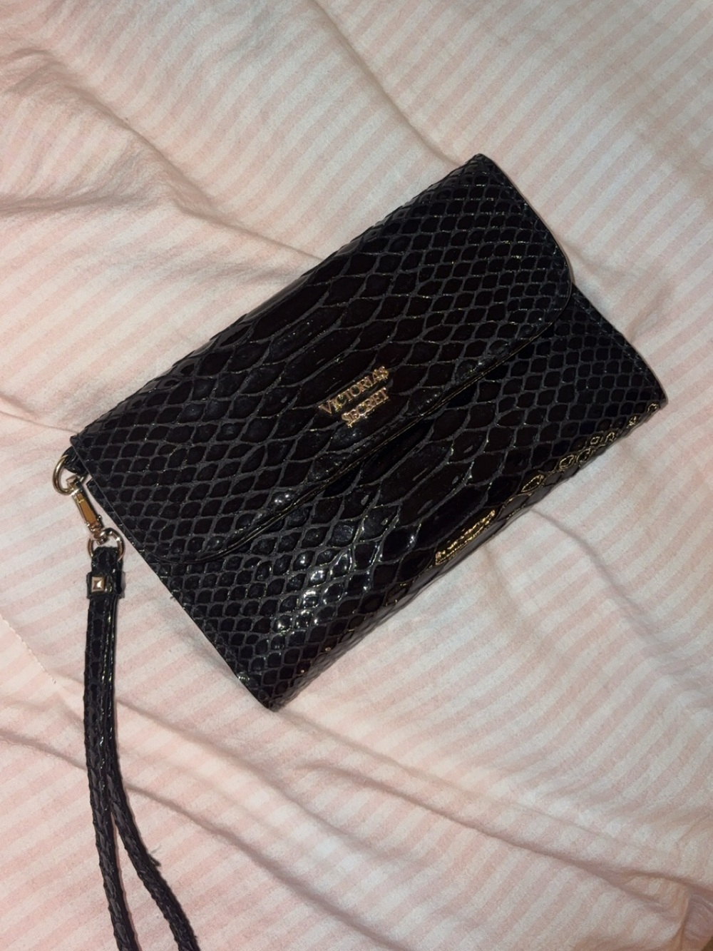 Vintage Victoria’s Secret Crocodile Wristlet